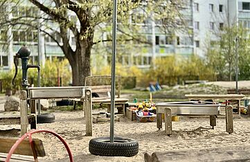 Sandkastenbereich